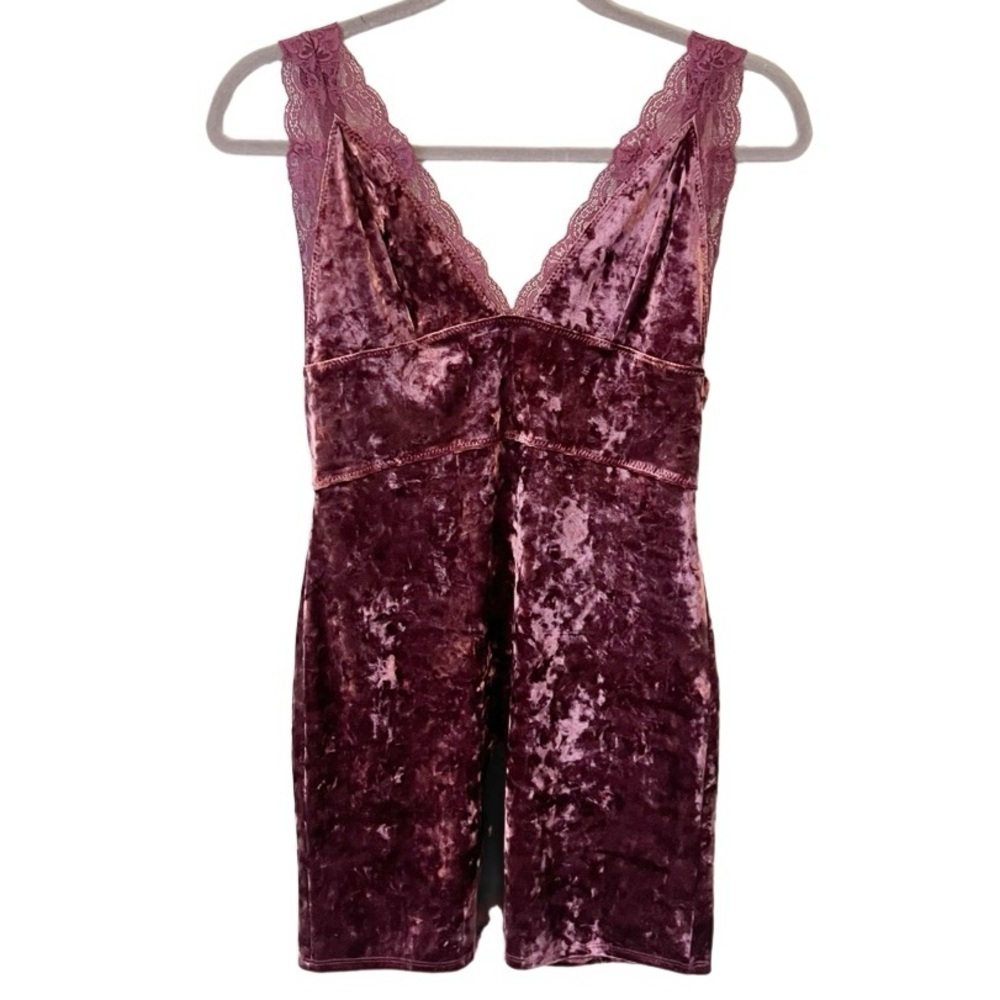 Free People Dress Women's Small Intimately Viper Velvet Chemise Bodycon Slip
